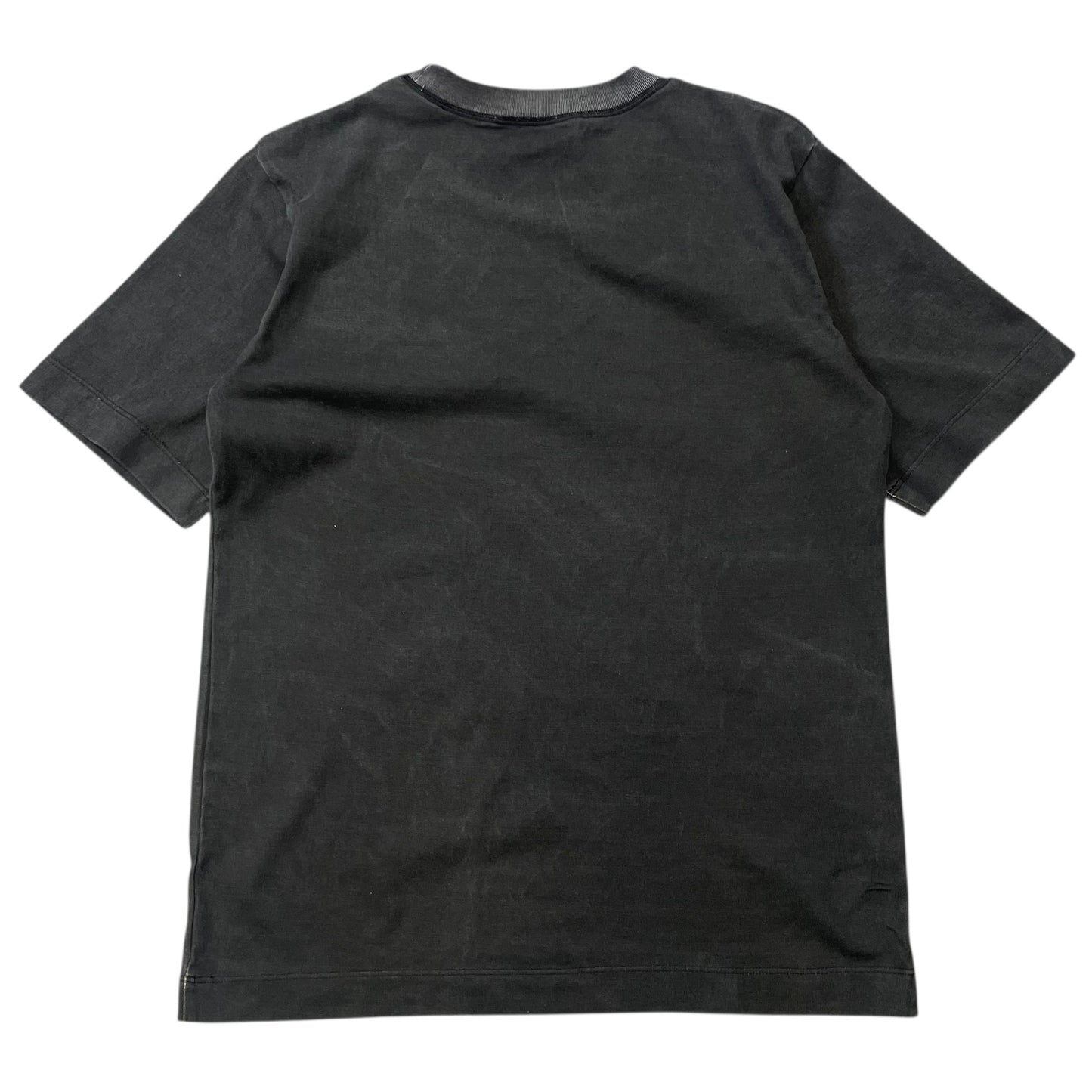 plain s/s tee "faded black"