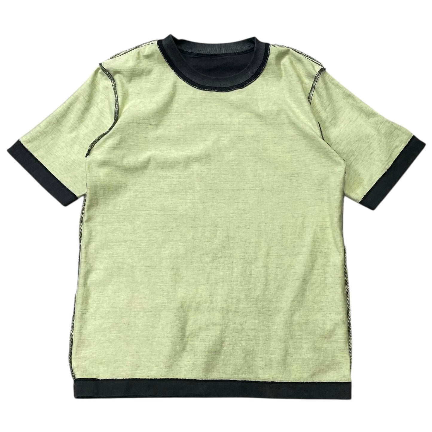 plain s/s tee "faded black"