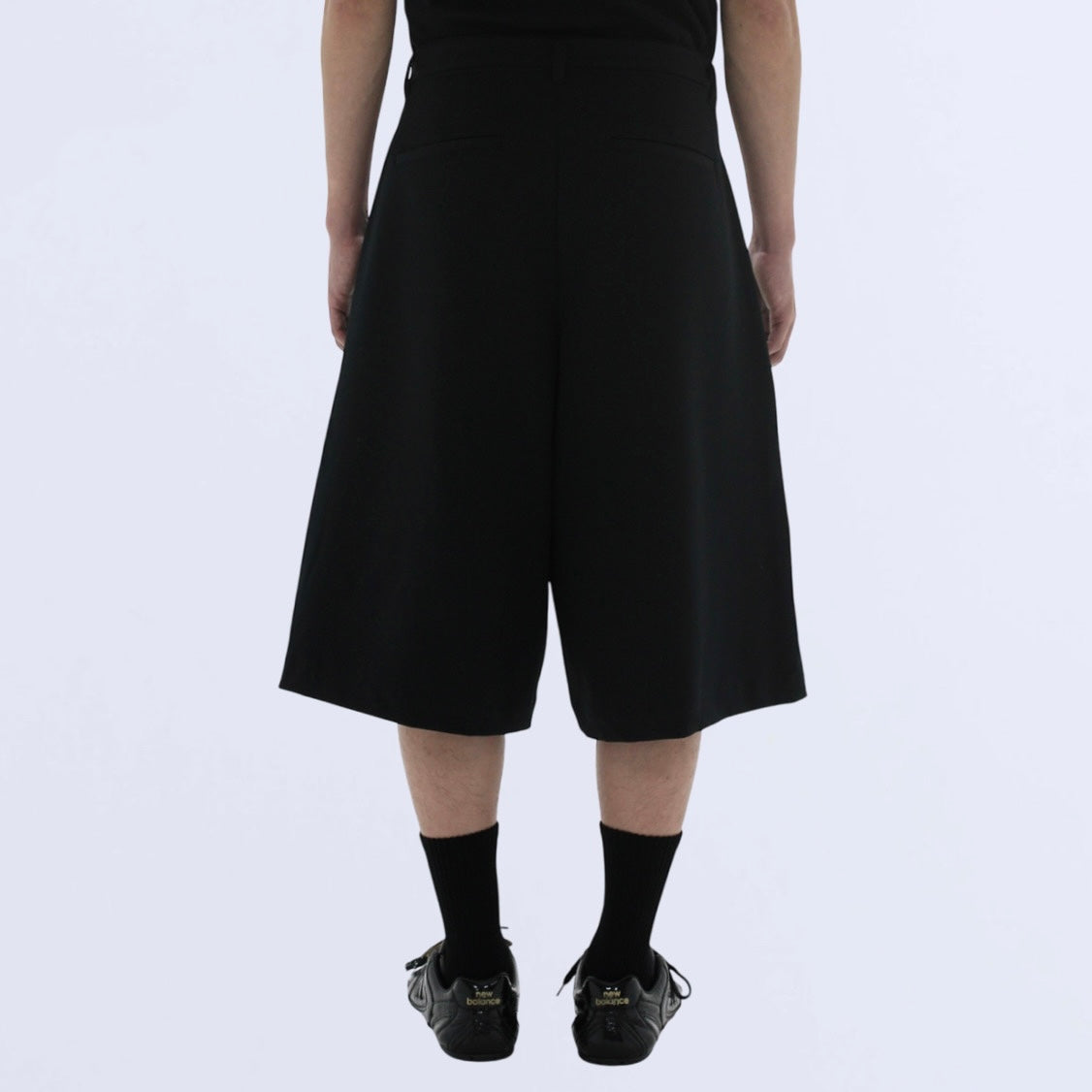 wide slacks shorts