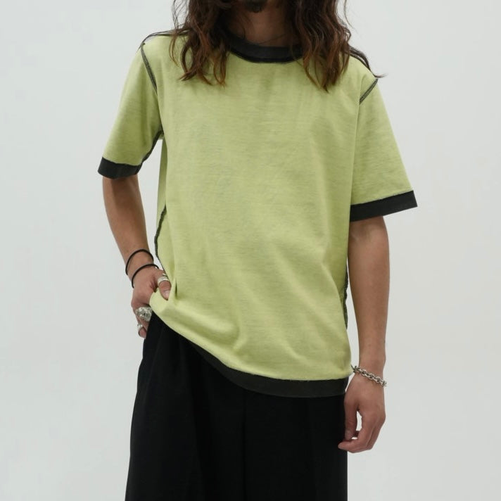 plain s/s tee "faded black"
