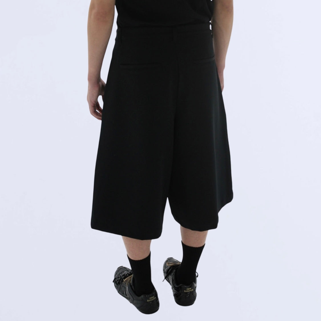 wide slacks shorts
