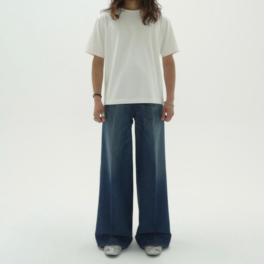 plain s/s tee "white"