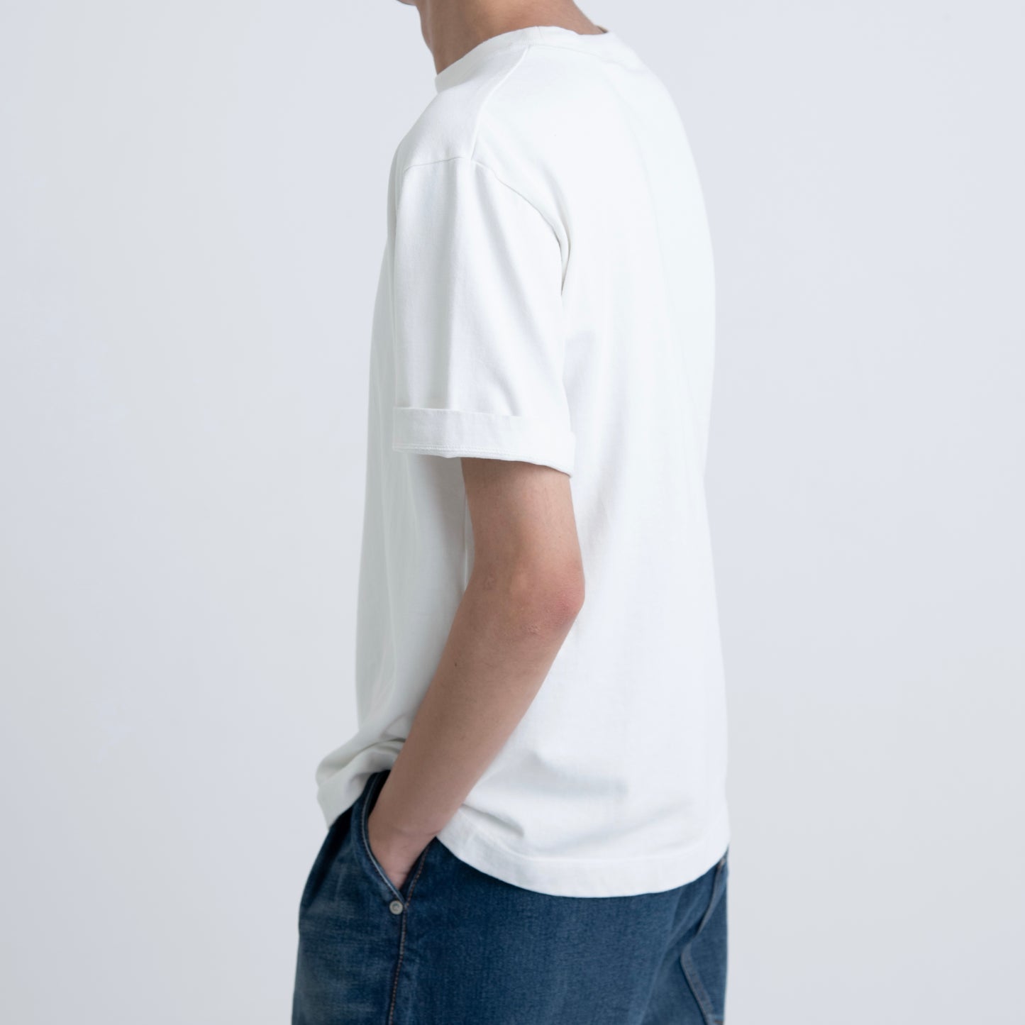 plain s/s tee "white"