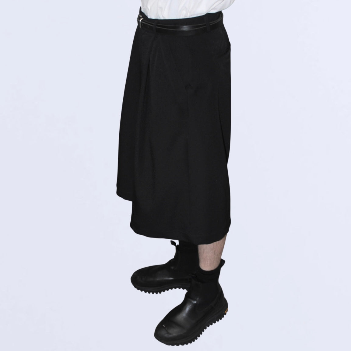 wide slacks shorts