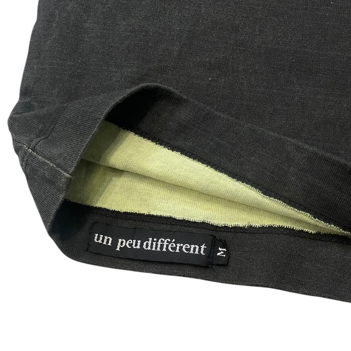 plain s/s tee "faded black"