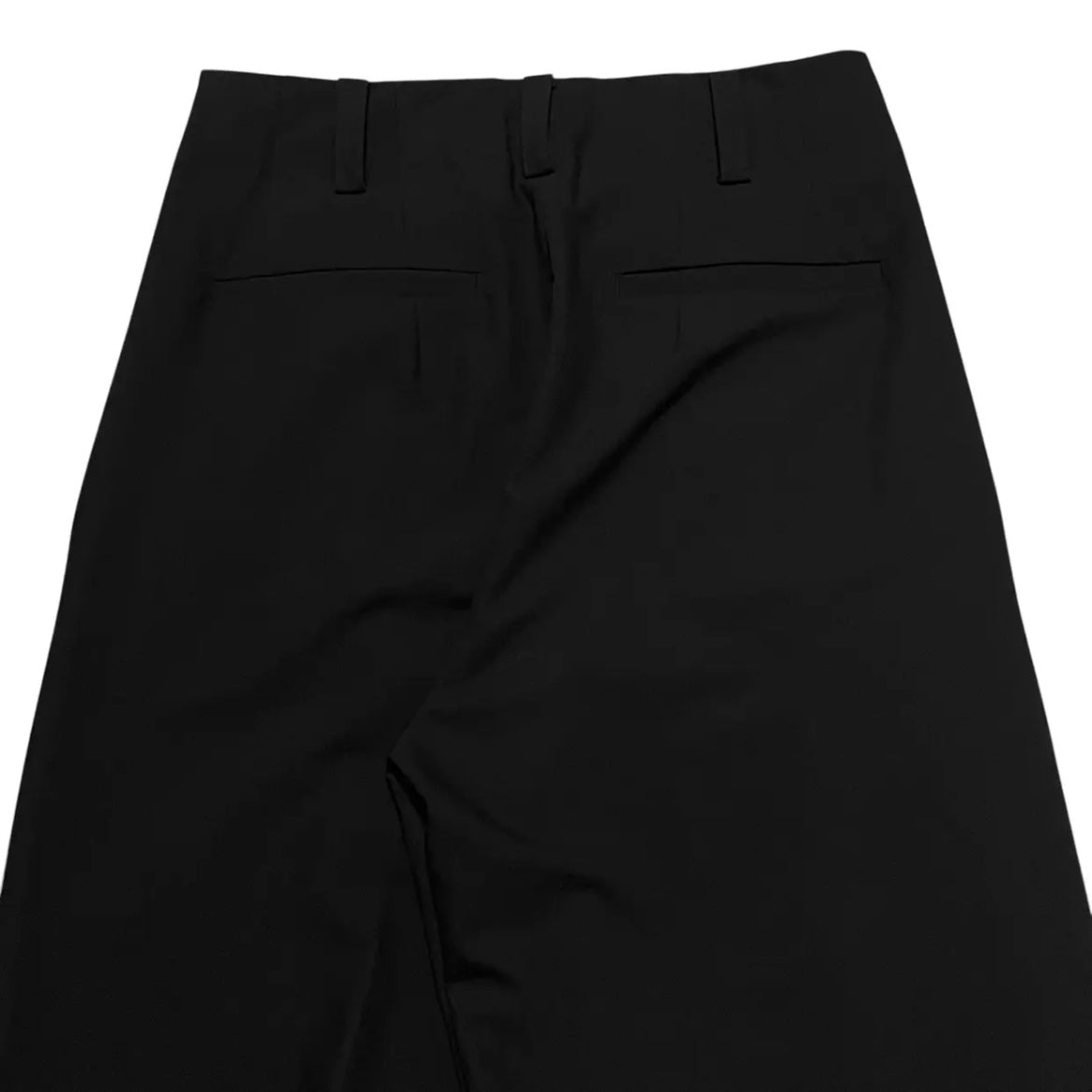 tuck wide baggy slacks