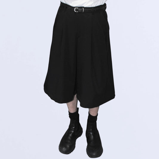 wide slacks shorts