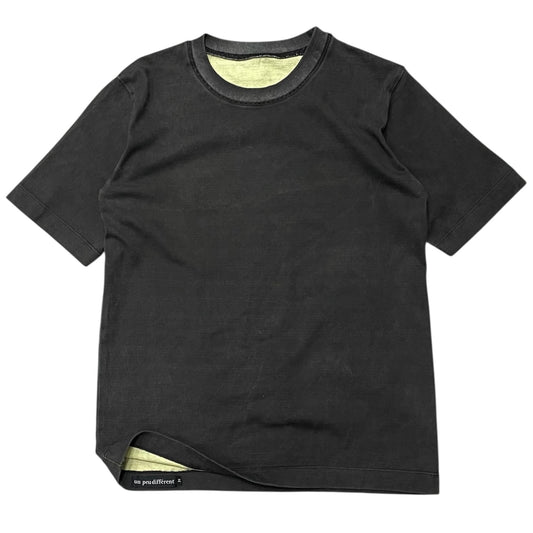 plain s/s tee "faded black"